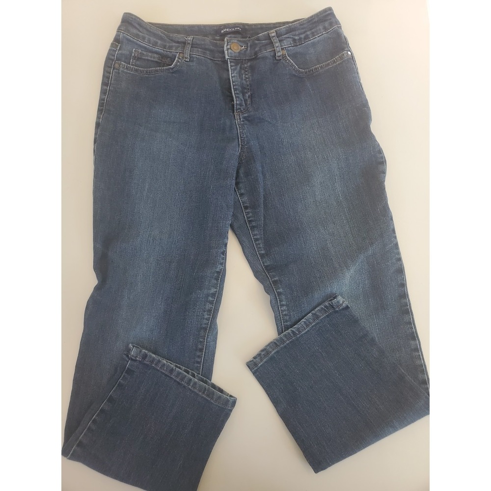 Bandolino Women's Jeans Size 10S - Medium Wash Bootcut Stretch Denim
